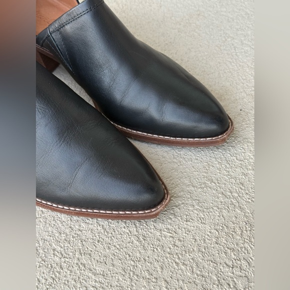 MADEWELL Brady English Saddle Black Leather Low Cut Ankle Boots Booties 11 Boho - Picture 5 of 13